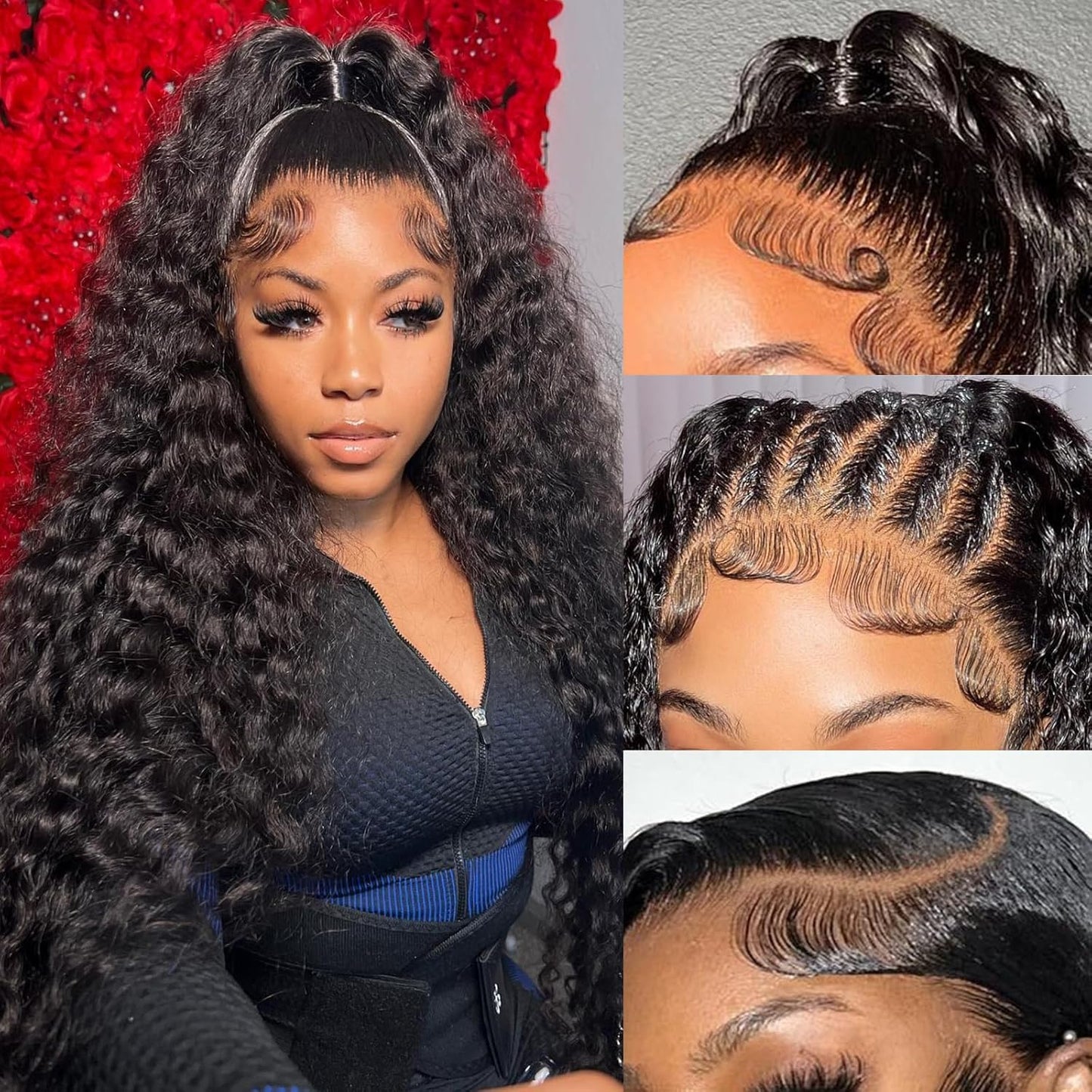 Deep Wave Lace Front Wigs Human Hair for Stunning Styles