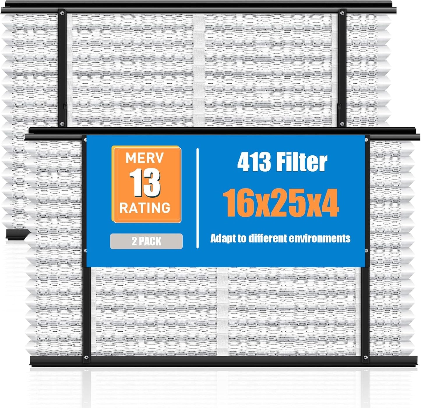 2 Pack 413 Replacement Filter for Aprilaire Whole House Air Purifiers
