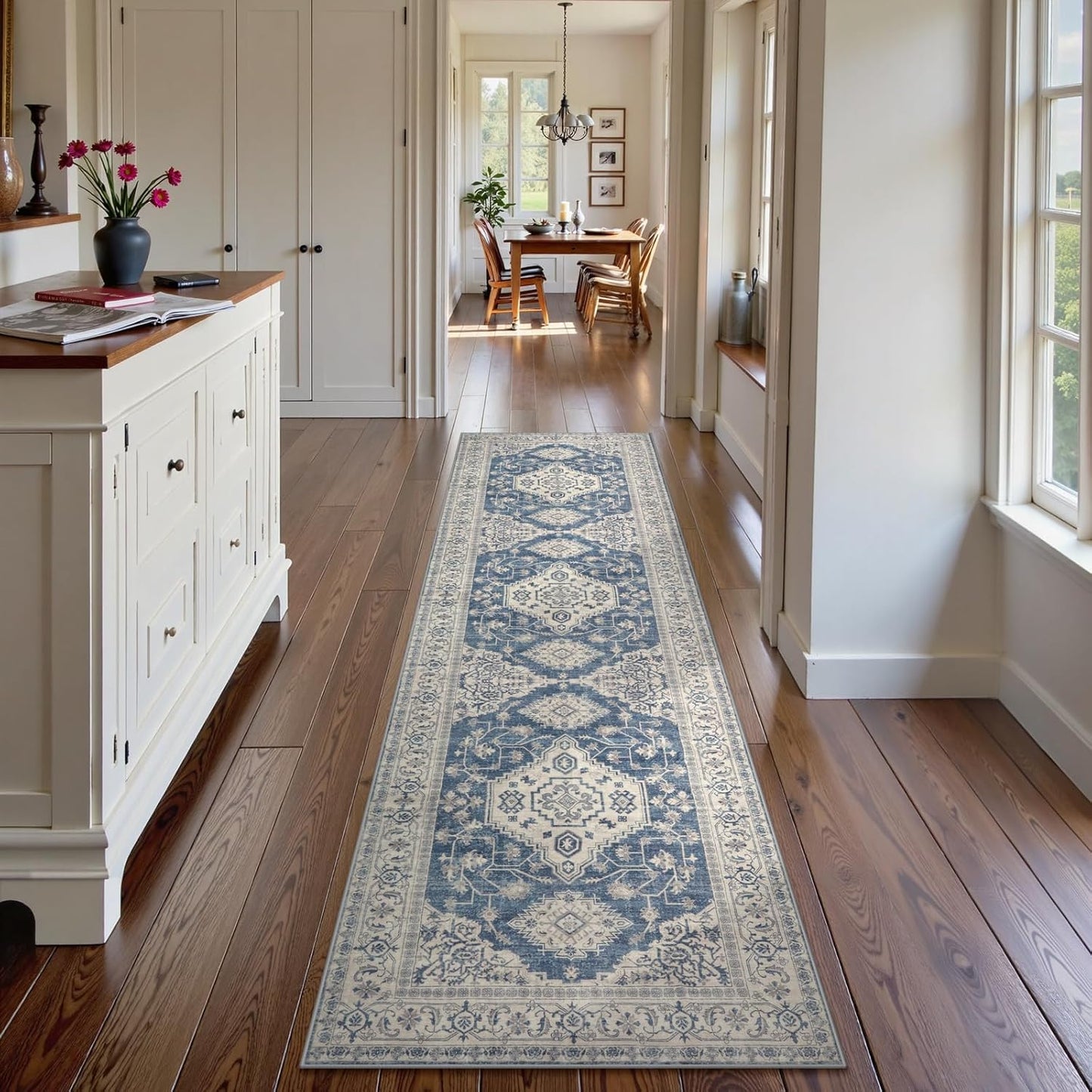 Lahome Oriental Hallway Runner Rug for Bedroom Entryway Soft