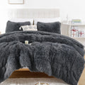 Smoofy Fluffy King Size Comforter Set - Ultra Soft Faux Fur Bedding