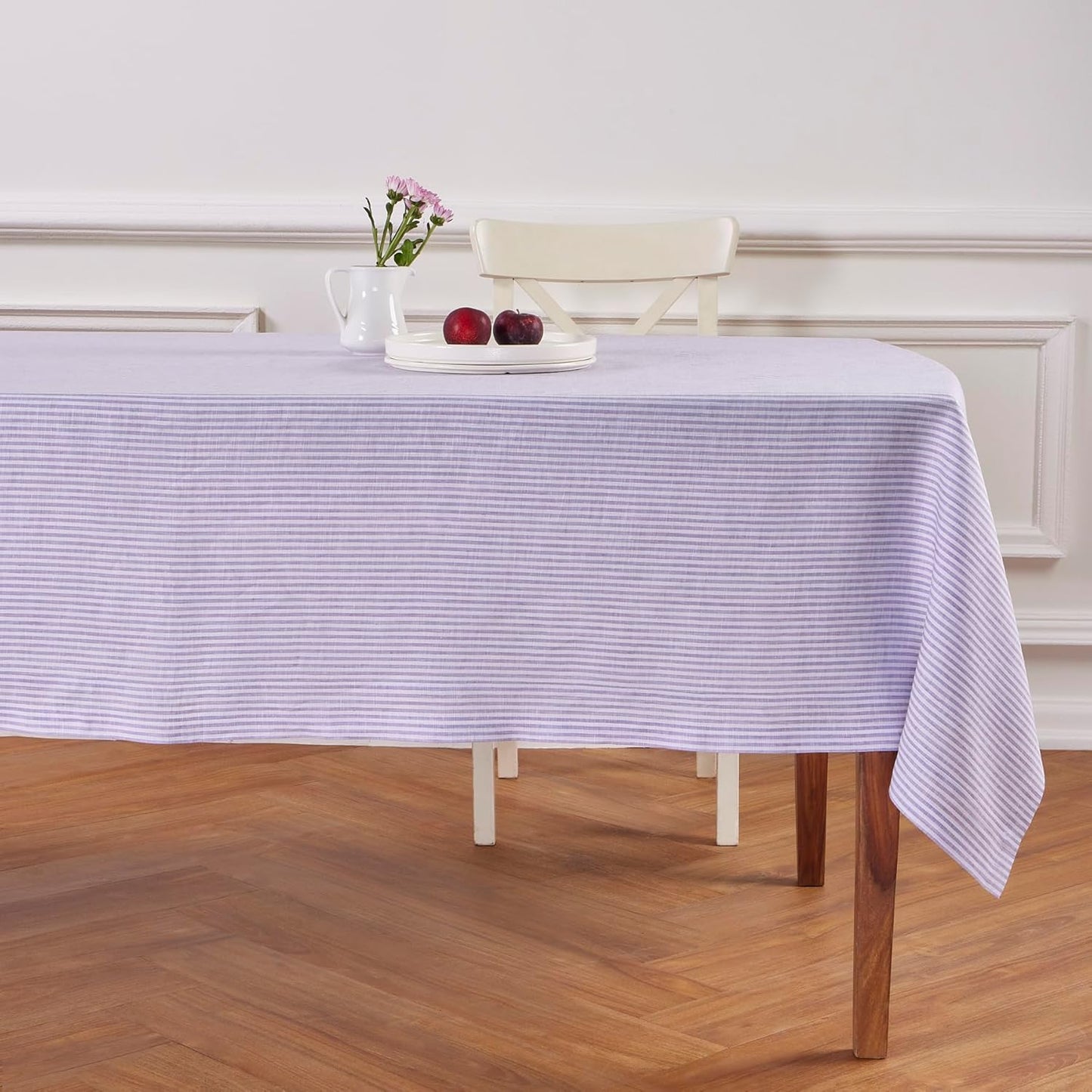 Elegant 100% Pure Linen Tablecloth for Stylish Dining Spaces