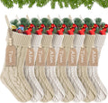 18 in Christmas Stockings Value Pack - Large Boho Knit Stockings