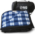 Large Outdoor Waterproof Blanket - Quilted Thick Fleece, Windproof