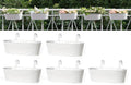 Hanging Balcony Rail Planter 5-Pack - Countryside Style Window Boxes