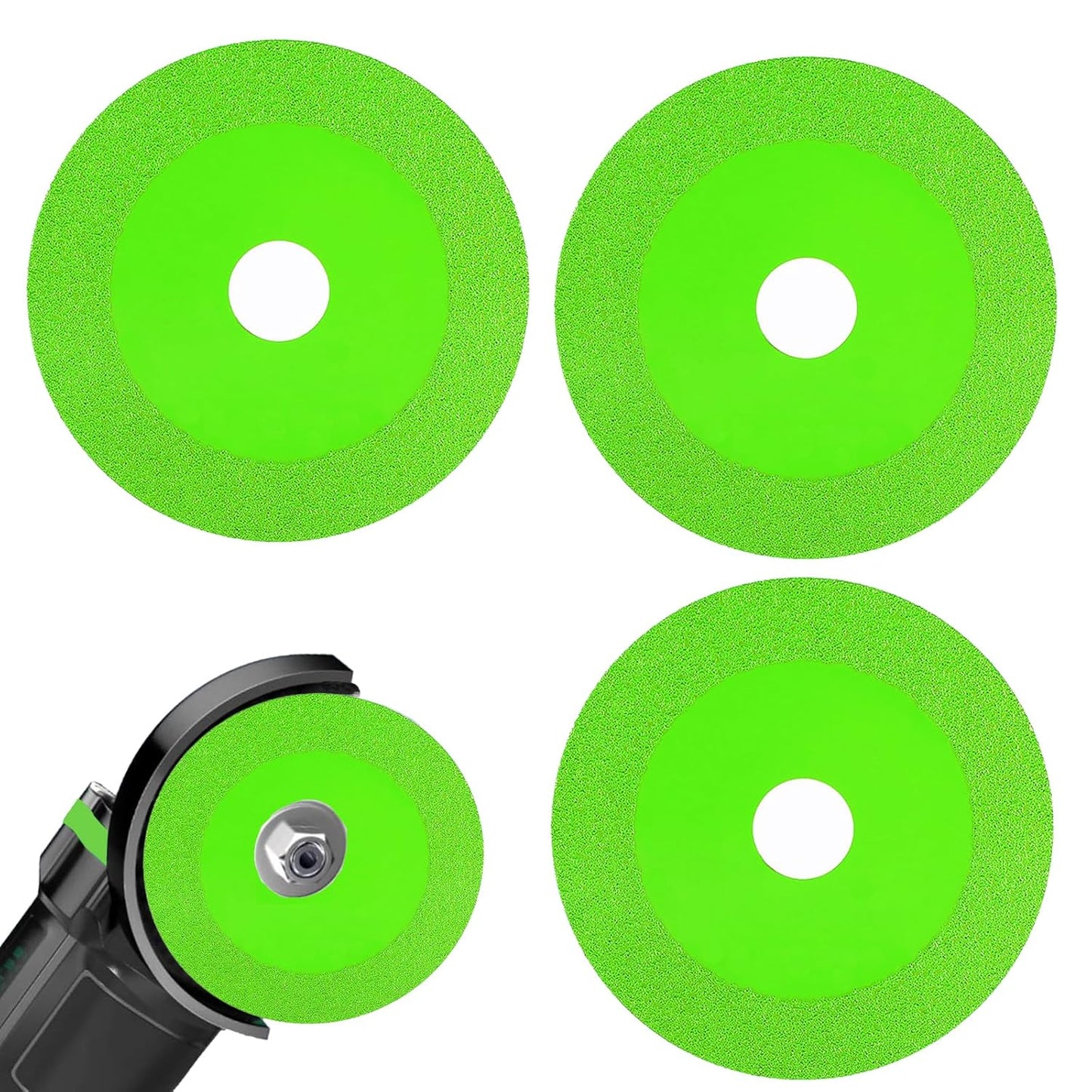 6pc Diamond Cutting Discs Set, Precision Cuts with Glass & Ceramic