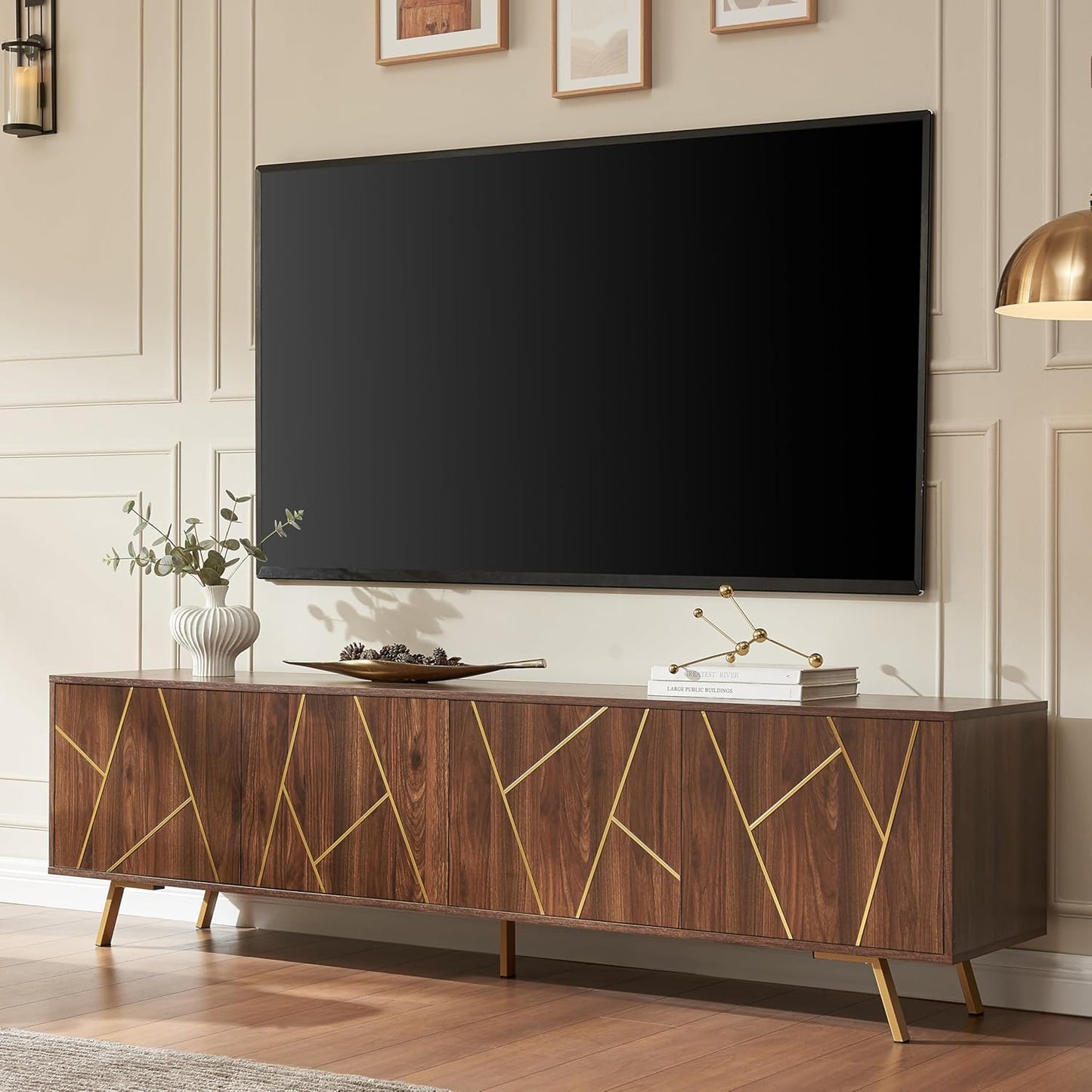EDYO LIVING 75 TV Stand - Stylish Storage Solution