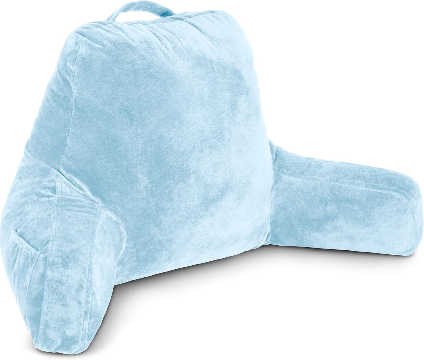 Husband Pillow Sky Blue: Original Reading Pillow for Comfort