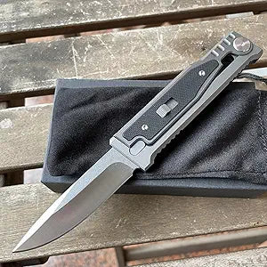 Outdoor Vintage Stainless Steel Blade Knife for Tactical Survival