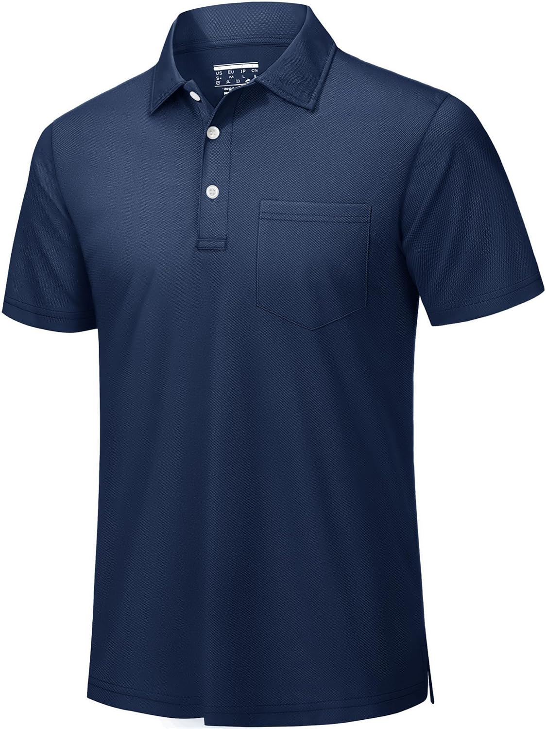 TACVASEN Mens Polo Shirts: Performance Dry Fit Golf Work Polos