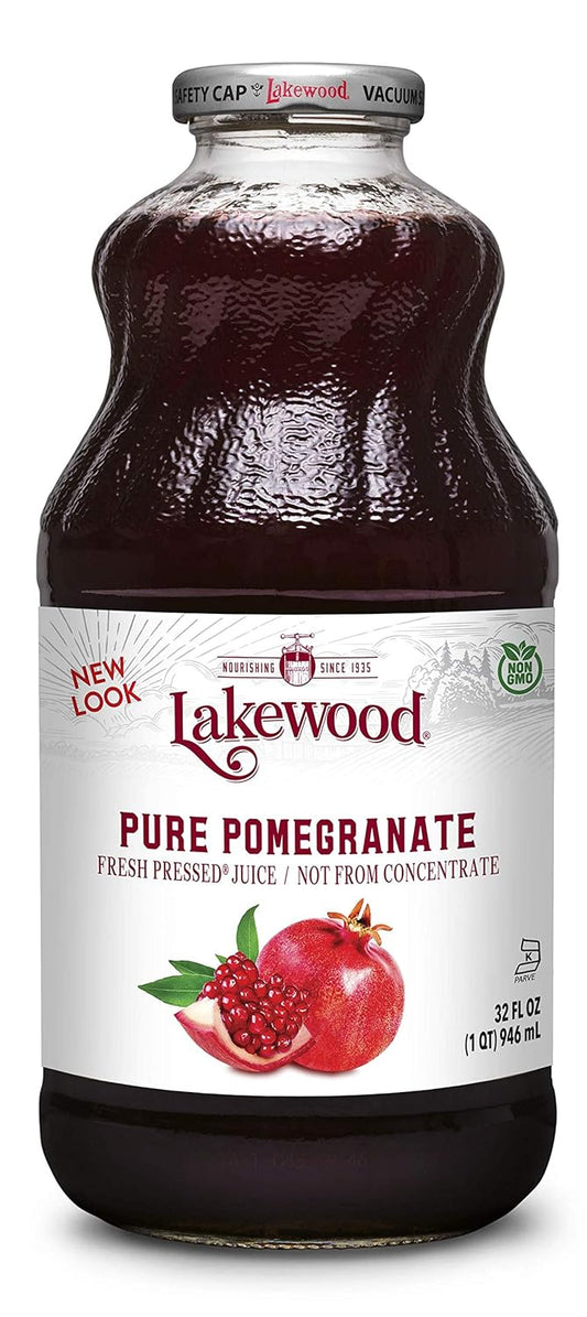 Lakewood PURE Pomegranate Juice - 100 Percent Fresh Pressed Juice