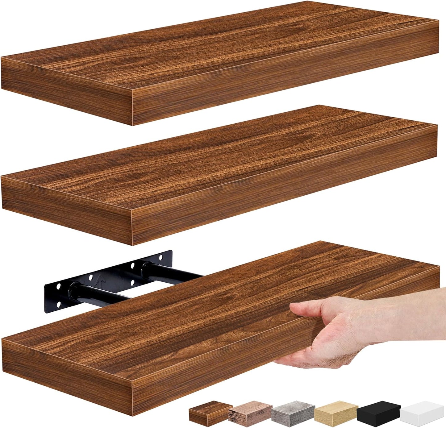Sorbus Floating Shelves for Wall - Stylish Storage Solutions