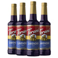 Torani Lavender Syrup 25.4 Ounces (Pack of 4) - Floral Flavor