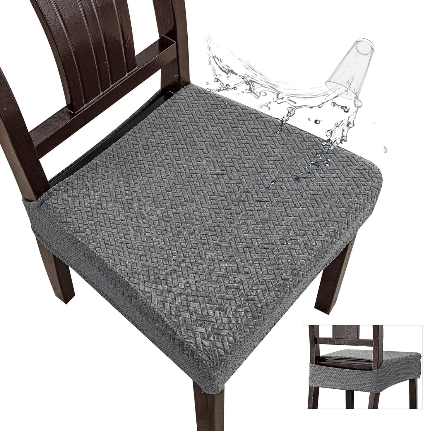 Genina Waterproof Dining Chair Covers for Stylish Protection