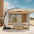 Grand patio 12 FT Sunbrella Outdoor Cantilever Umbrella - Offset Shade