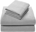 Cotton Flannel Breathable Warm Deep Pocket Sheets with Pillow Case