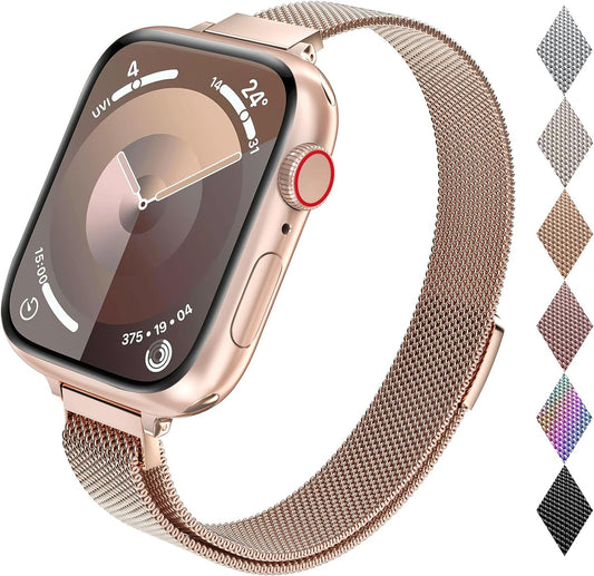 CTYBB Stainless Steel Milanese Band - Compatible with Apple Watch