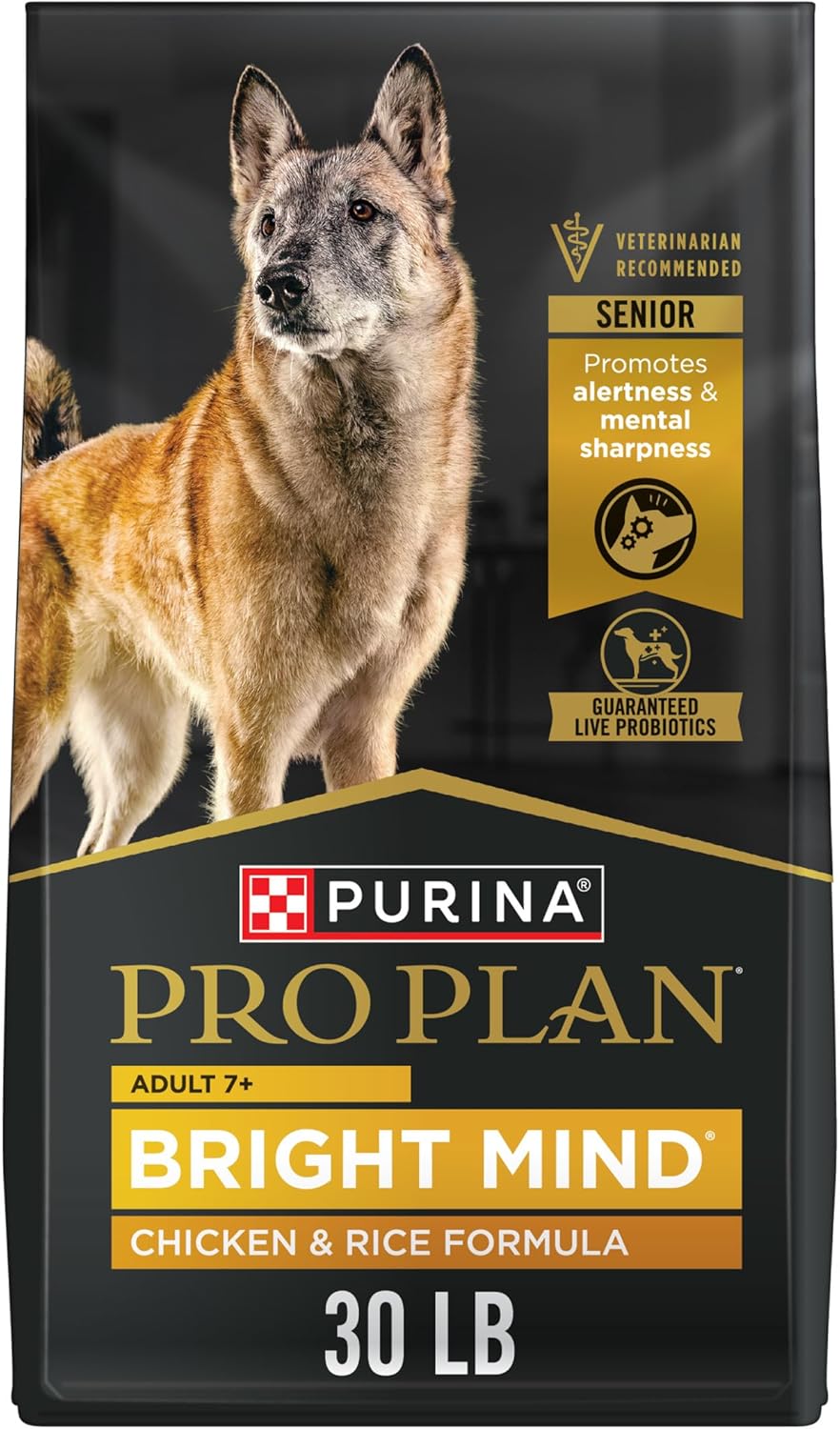 Purina Pro Plan Senior Dog Food with Probiotics for Dogs 30 lb