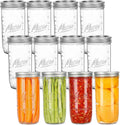 24 oz Wide Mouth Mason Jars - Airtight Canning Jars for Fermenting