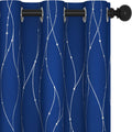 Deconovo Blackout Curtains for Living Room, 38 x 84 Inch Drapes