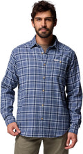 Columbia Men's Cornell Woods Flannel Long Sleeve Shirt - Comfortable
