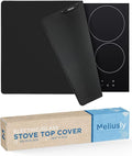 Meliusly Stove Top Covers for Electric Stove 20.5x28.5 - Glass Cooktop