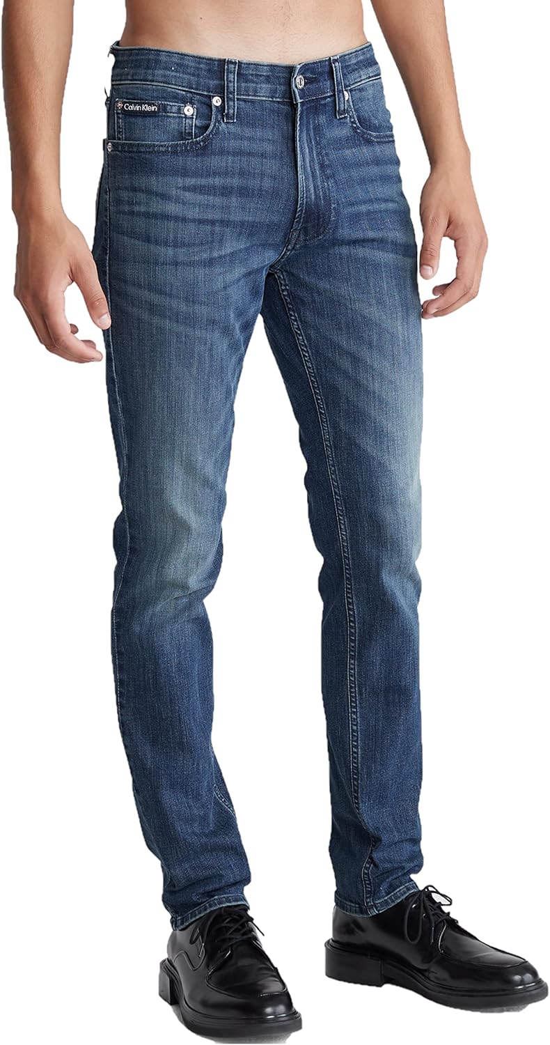 Calvin Klein Men's Slim High Stretch Jeans for Ultimate Comfort