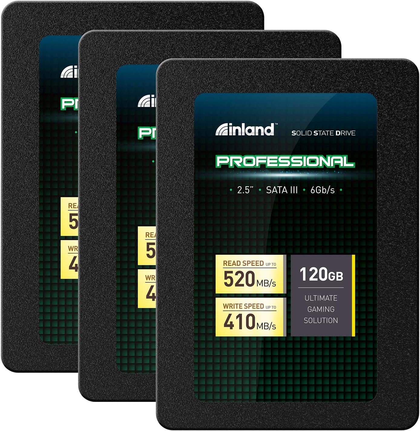 Inland Professional 3 Pack 120GB SSD - Turbo-charge Your PC