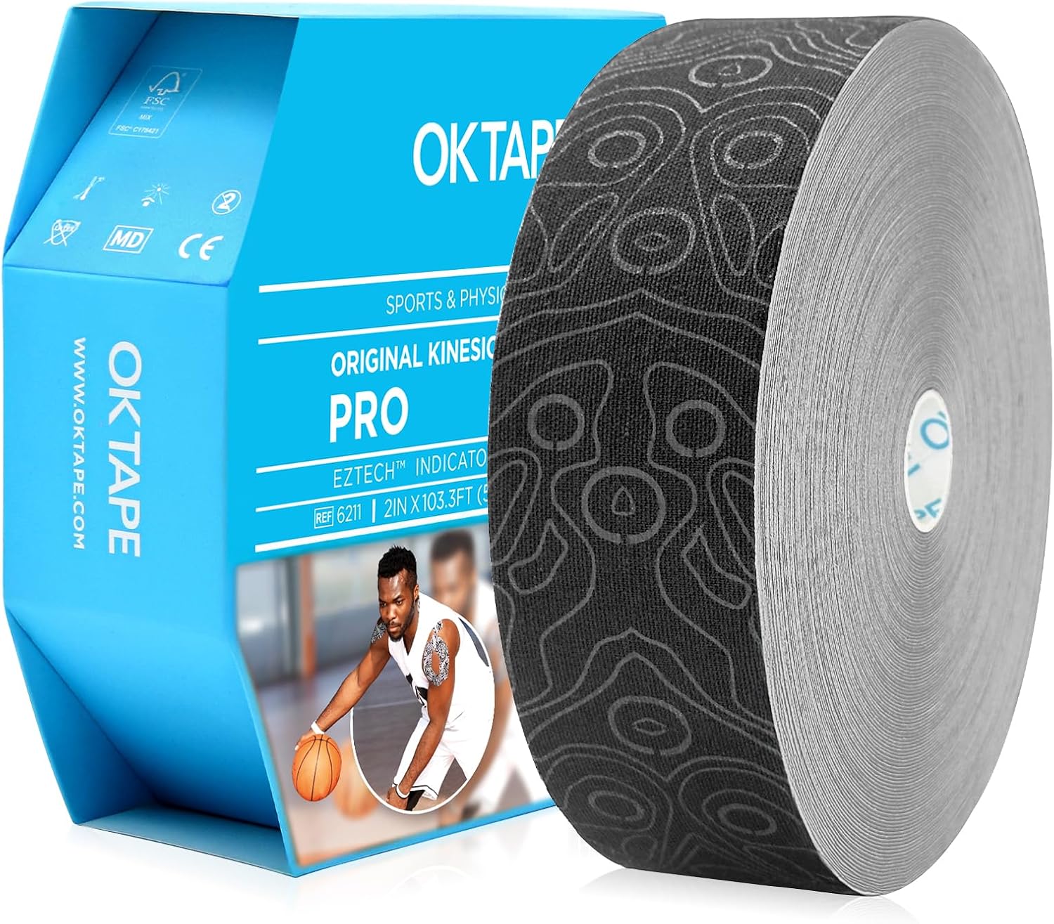 OK TAPE PRO Bulk Kinesiology Tape for Enhanced Athletic Performance