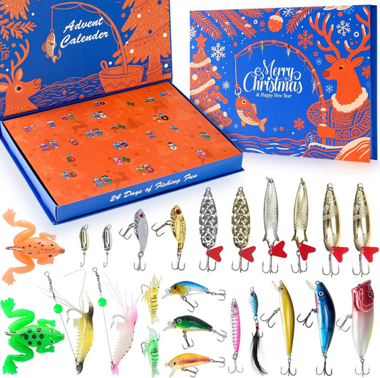 Fishing Advent Calendar for Boys - 24 Days of Lures 2025
