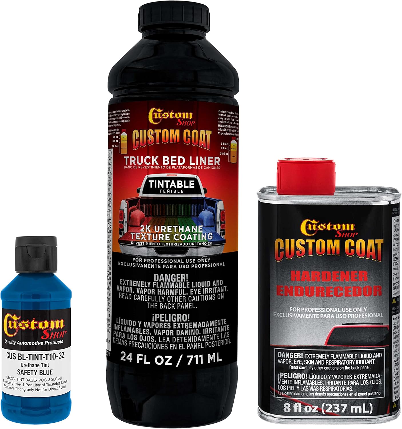 Custom Coat Safety Blue 1 Quart Truck Bed Liner Kit Review