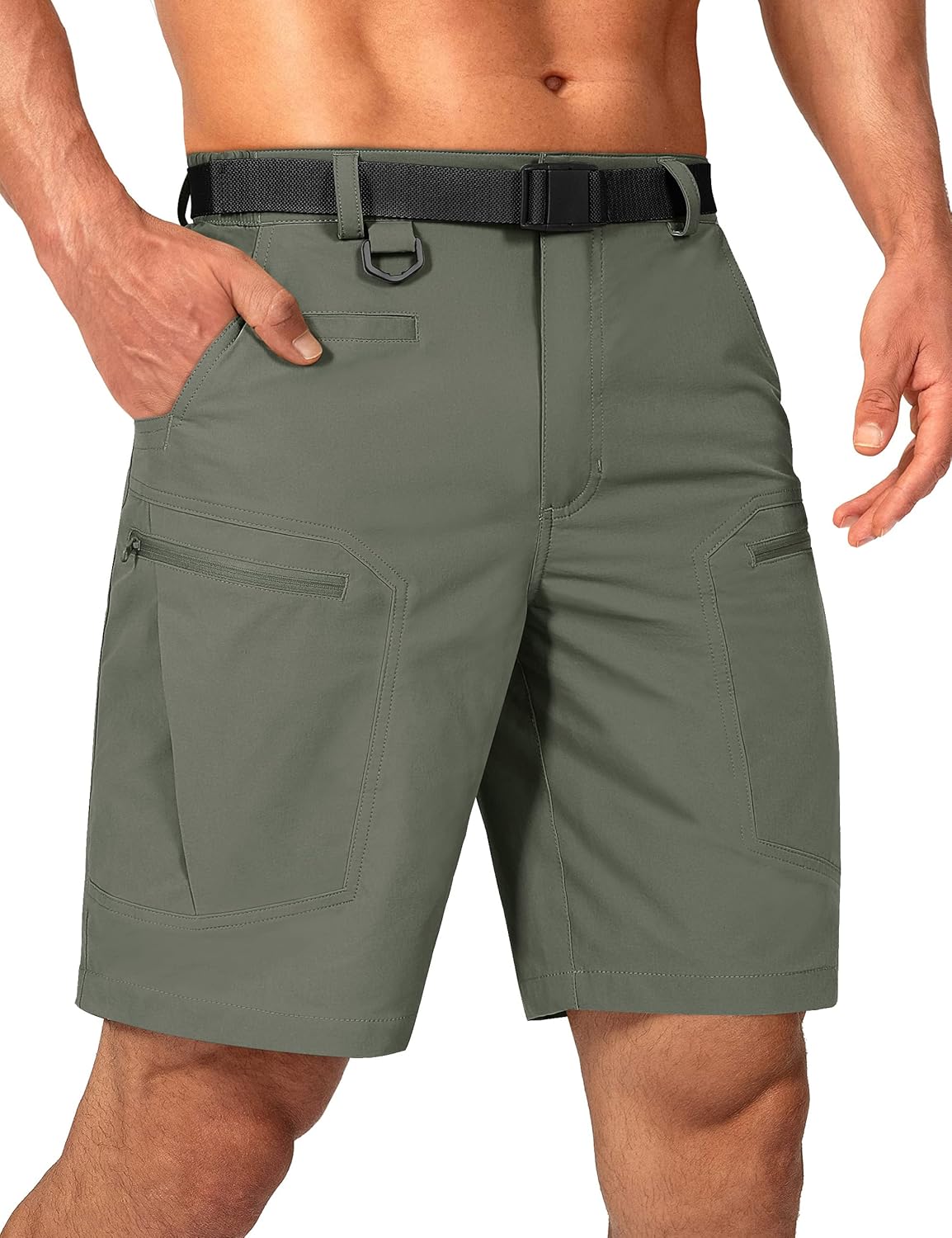Mens Cargo Hiking Shorts Lightweight Quick Dry Tactical Shorts