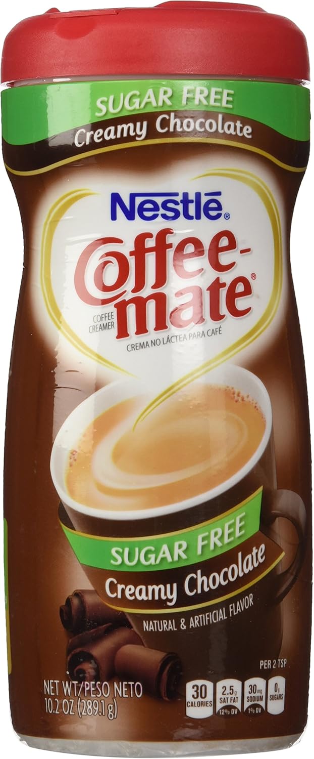 Indulgent Sugar-Free Chocolate Creamer, 10.2 oz x 6
