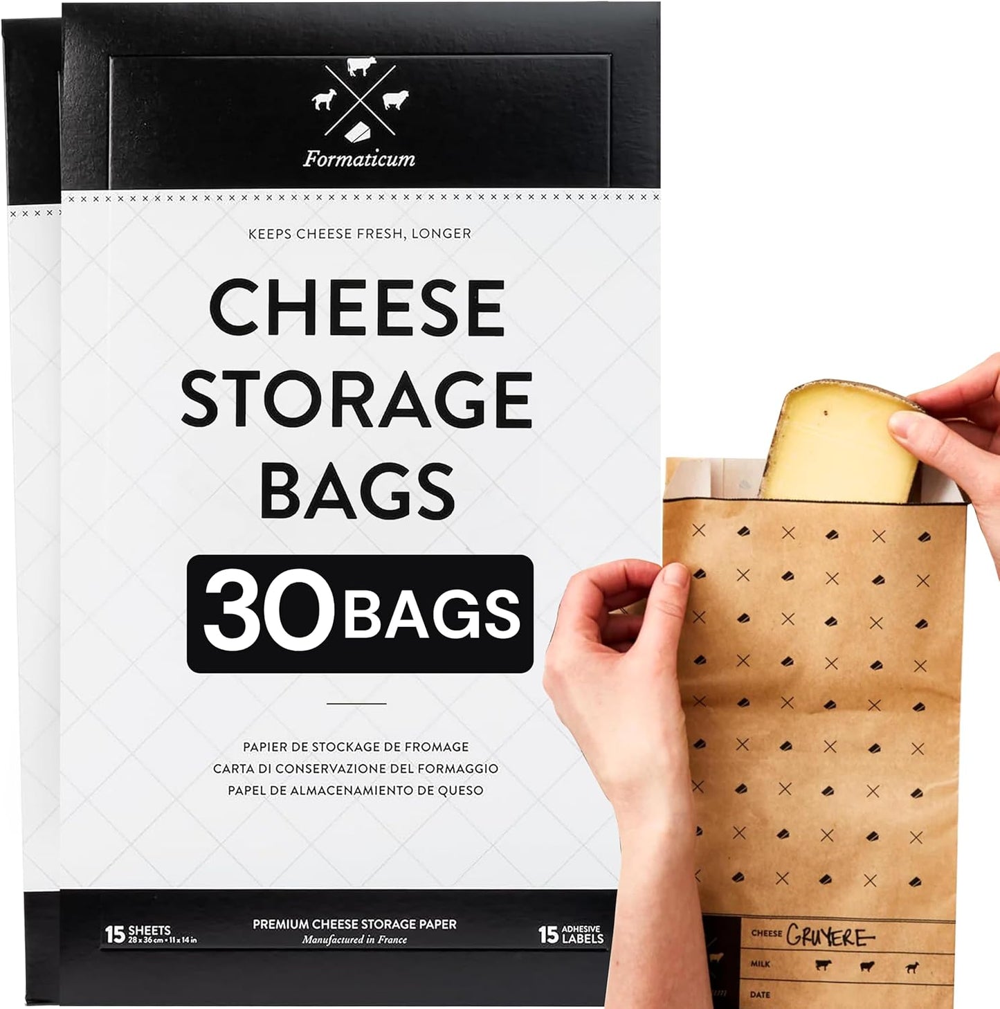 Professional Cheese Storage Bags for Freshness and Flavor