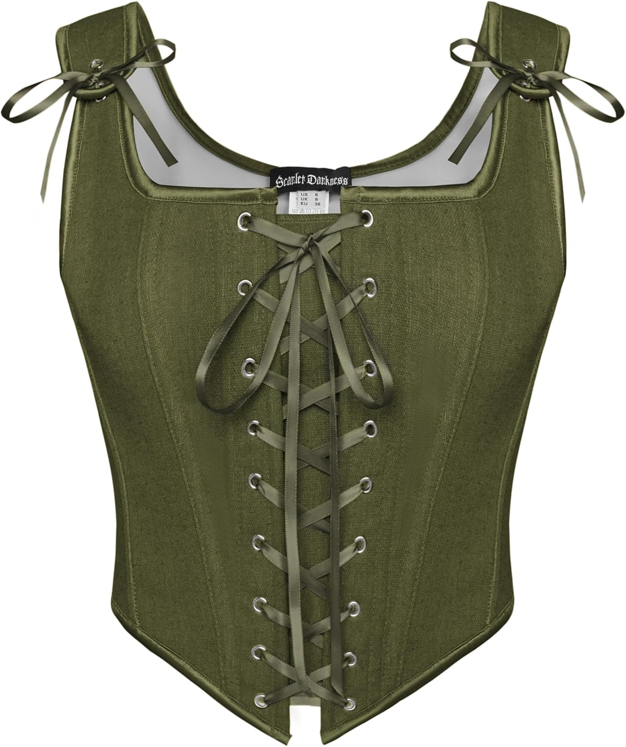 Renaissance Corset Tops for Women - Vintage Lace Up Overbust