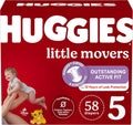Huggies Little Movers Diapers Size 5 - Reliable Leak Protection