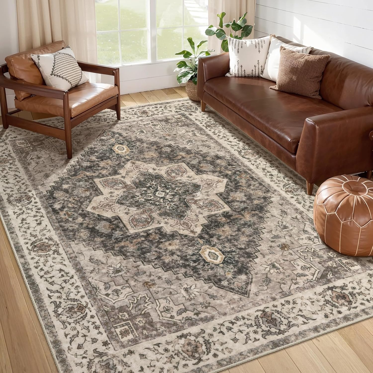 Vintage Chic 6x9 Area Rug for Living Room by Tangsoo