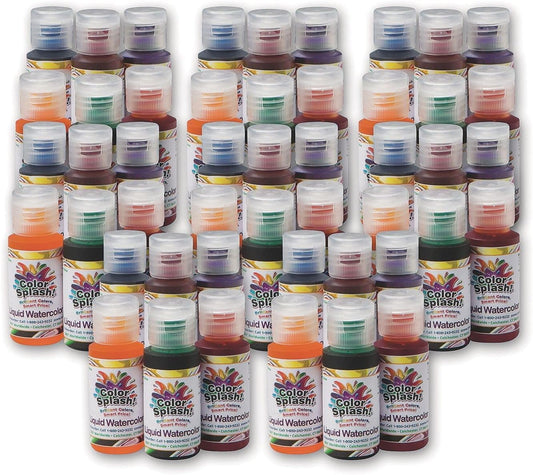 Color Splash! Liquid Watercolor Paint Set for Creative Fun