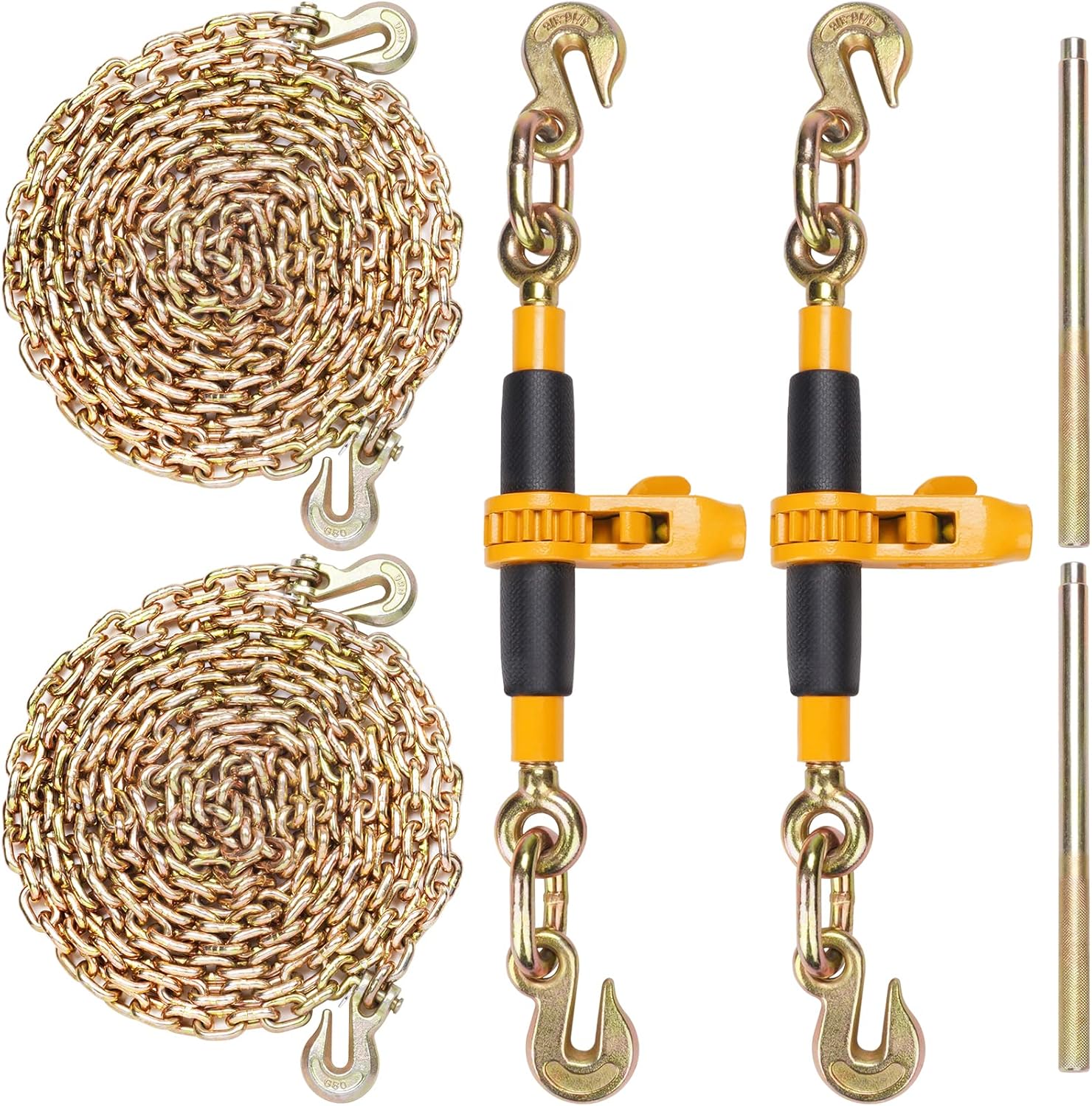 VEVOR Ratchet Binder with 5/16-3/8 inch Load Limit for Hauling