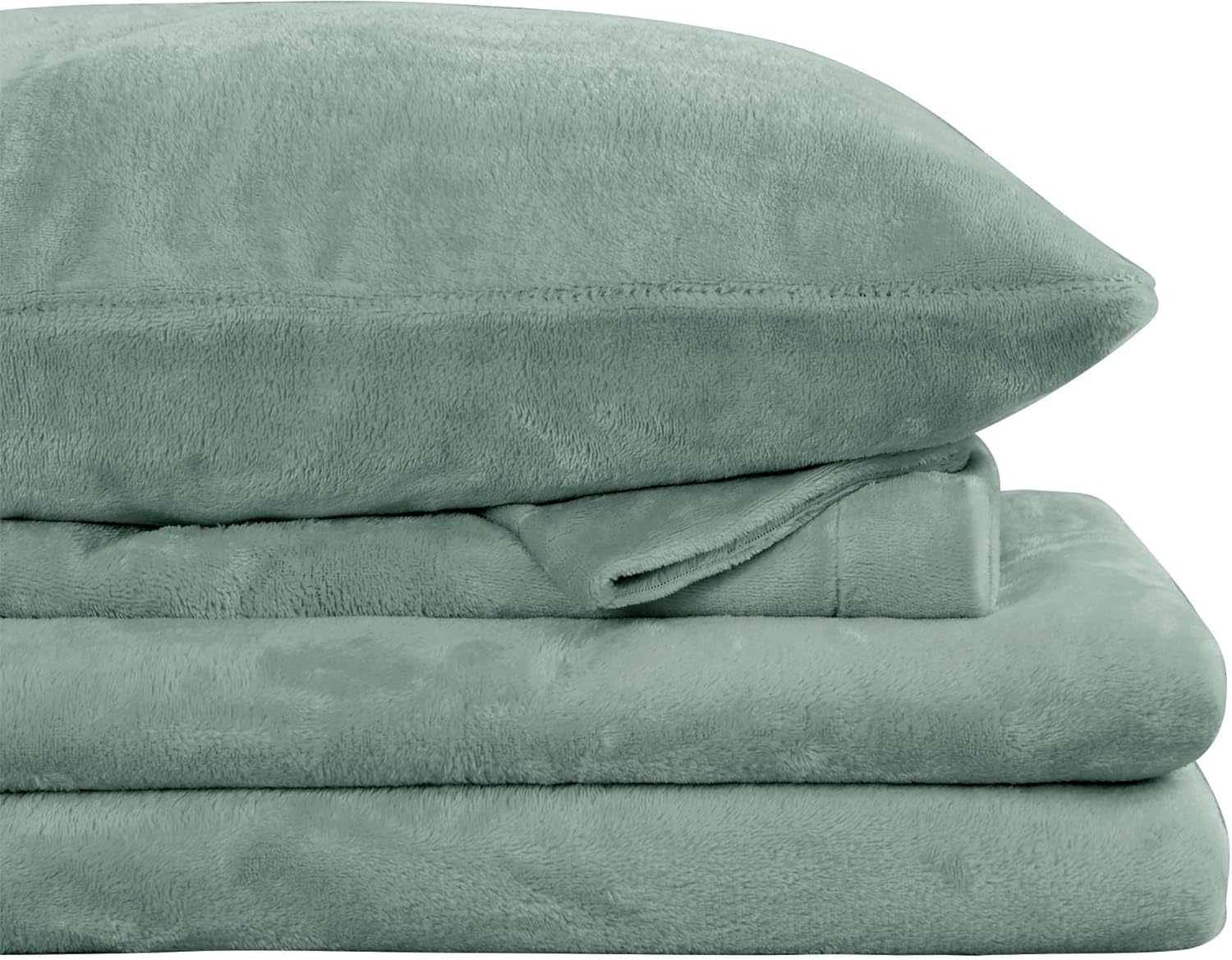Viviland Plush Micro Fleece Twin Bed Sheet Set for Comfort