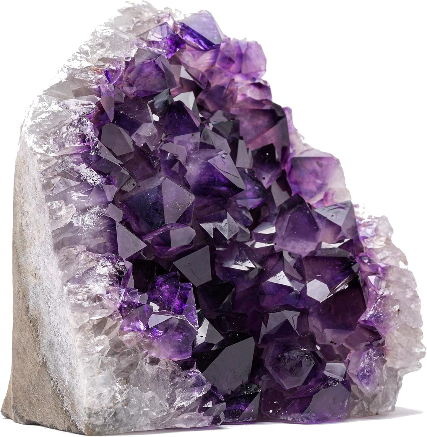 Natural Amethyst Crystal Clusters from Uruguay - Deep Purple Color