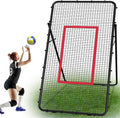 Adjustable Volleyball Net 7x4 ft Rebounder - Training Backboard