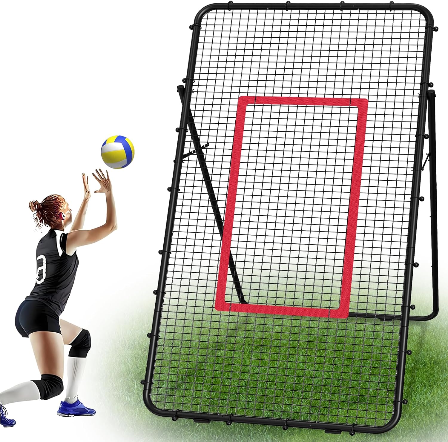 Adjustable Volleyball Net 7x4 Ft for Training and Practice
