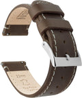 Top Grain Leather Watch Band Strap - Quick Release Comfort 20mm