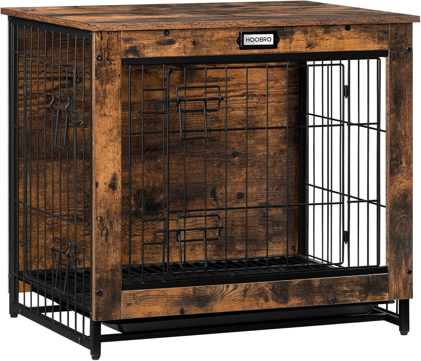 Dog Crate Furniture with Pull-Out Tray for Small Dogs