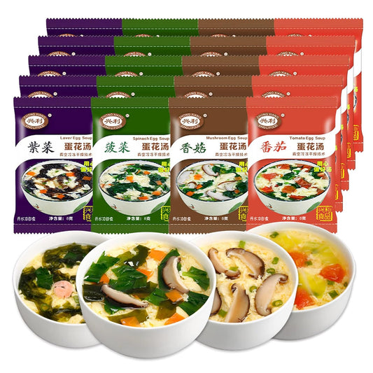 Egg Flower Soup Mix by ZHONG XIANG XING LI FOOD - 4 Flavors