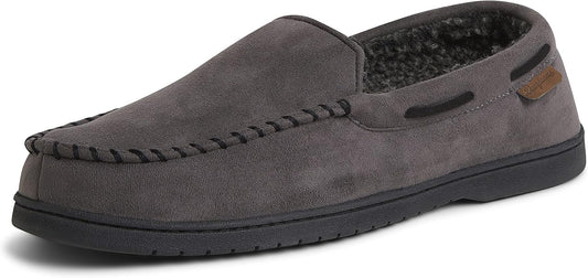 Keaton Memory Foam Indoor Outdoor Moccasin Slipper for Men