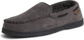 Dearfoams Keaton Memory Foam Mens Moccasin Slipper - Wide Sizes