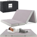 Portable Twin-Size Tri-Fold Mattress - 4in Plush Foam Comfort