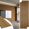 Art3d 2 Pack 94.5 x 24 in Wood Slat Acoustic Panels - Improved Room