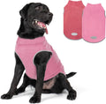 Fleece Dog Sweater Vest 2 Pack - Stretchy Reflective Warmth for Large